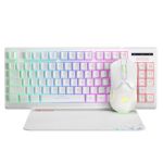 Combo Marvo Cm310 Teclado In + Mouse + Pad Wh Ing
