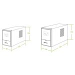 Ups Zkteco 1000va 600w 220v-240v