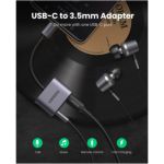 Adaptador Ugreen Cel/tablets USBC a 3.5mm +USBC