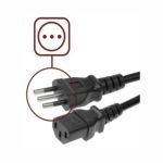 Cable De Poder Con Ficha 3 En Línea