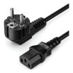 Cable De Poder Con Ficha Schuko 1 Metro
