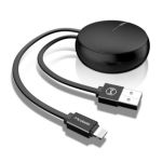 Cable Retráctil 90cm Ca3430 carga Y Transf Blanco