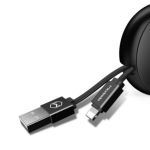 Cable Retráctil 90cm Ca3430 carga Y Transf Blanco