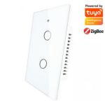 Interruptor Tactil De Pared 2 Botones Zigbee MOES