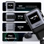 Cargador Ugreen Mini Robot Uno 100W Gan 4 Puertos