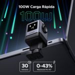 Cargador Ugreen Mini Robot Uno 100W Gan 4 Puertos