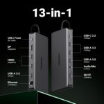 Docking Ugreen Revodok Pro 13 En 1 4k,100w, 10gbps