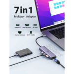 Hub Ugreen 7 En 1 Gigabit Ethernet/pd/hdmi 4k/sd