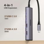 Hub Ugreen Usbc Usb X 2 Usbc X 2 5gbps