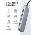 Hub Ugreen Usb-c Con 4 Puertos Usb 3.0 Aluminio