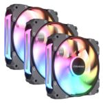 Fan Cougar Apolar 120 Argb Black (x3 Pack)